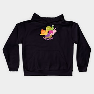 Keep Up Loser Snails Kids Hoodie